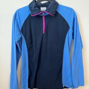 Columbia quarter zip fleece pullover Size Medium (M) Women's Color Block Quarter